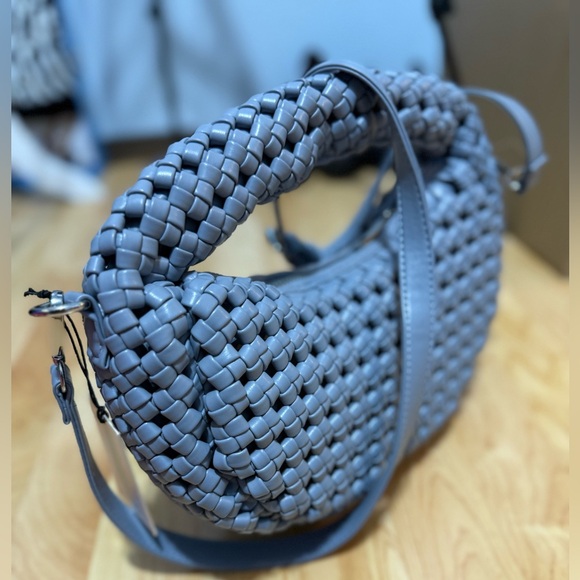 Sincerely Jules Blue Woven Shoulder Bag - Picture 15 of 16